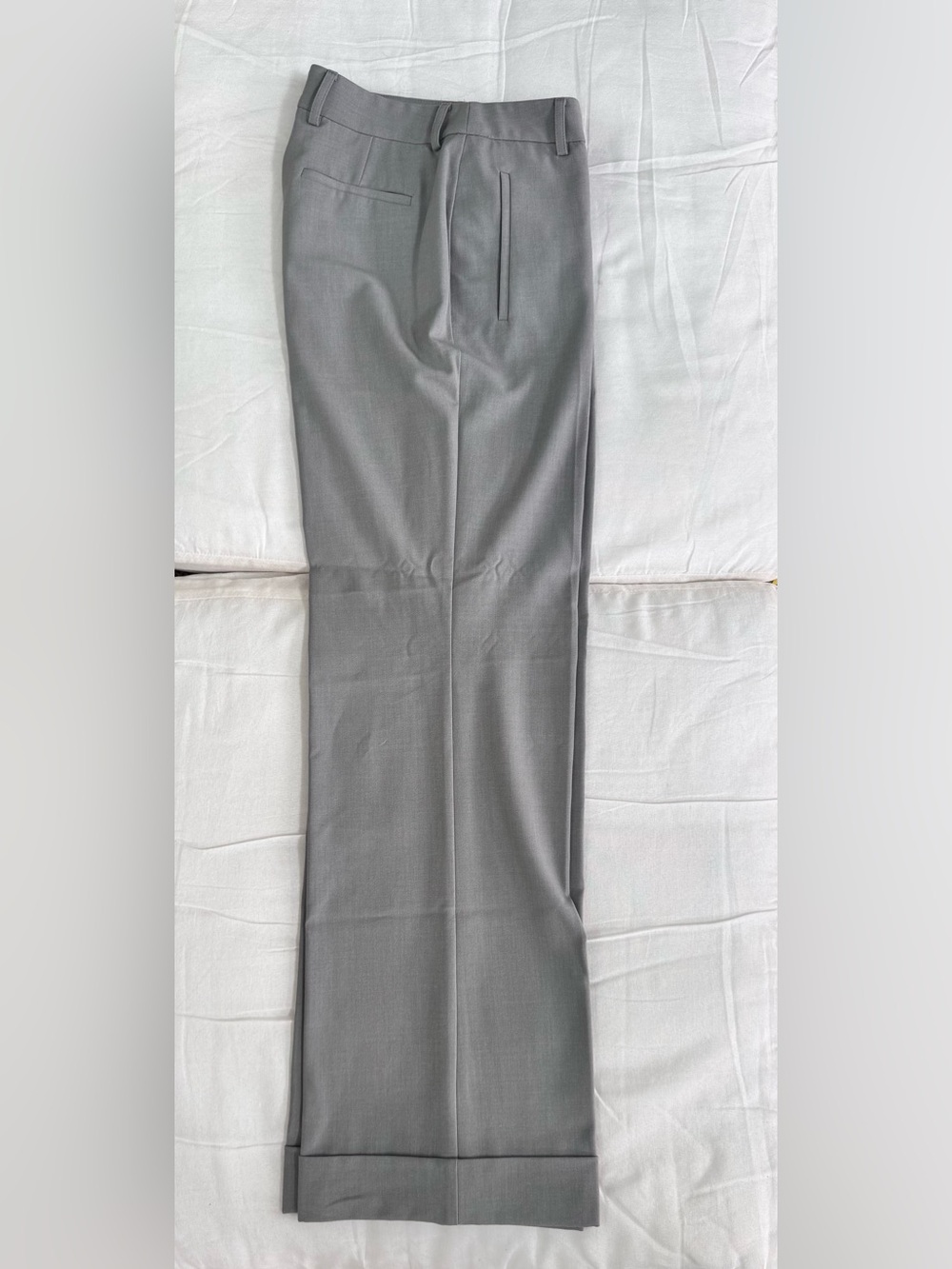 Moda International Women’s Gray Dress Pants - Tailored Flat Front